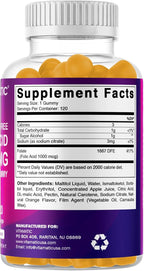 Vitamatic Ácido Fólico Gominolas 1000 mcg (1 mg) – Complemento Prenatal Vegano para Mamá y Bebé – 120 Gominolas por Frasco – Pack de 2