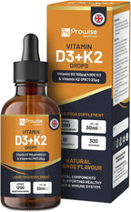 Vitamina D3 4000 UI + K2 MK-7 25 µg Gotas Naranja - Prowise Healthcare (30 ml)