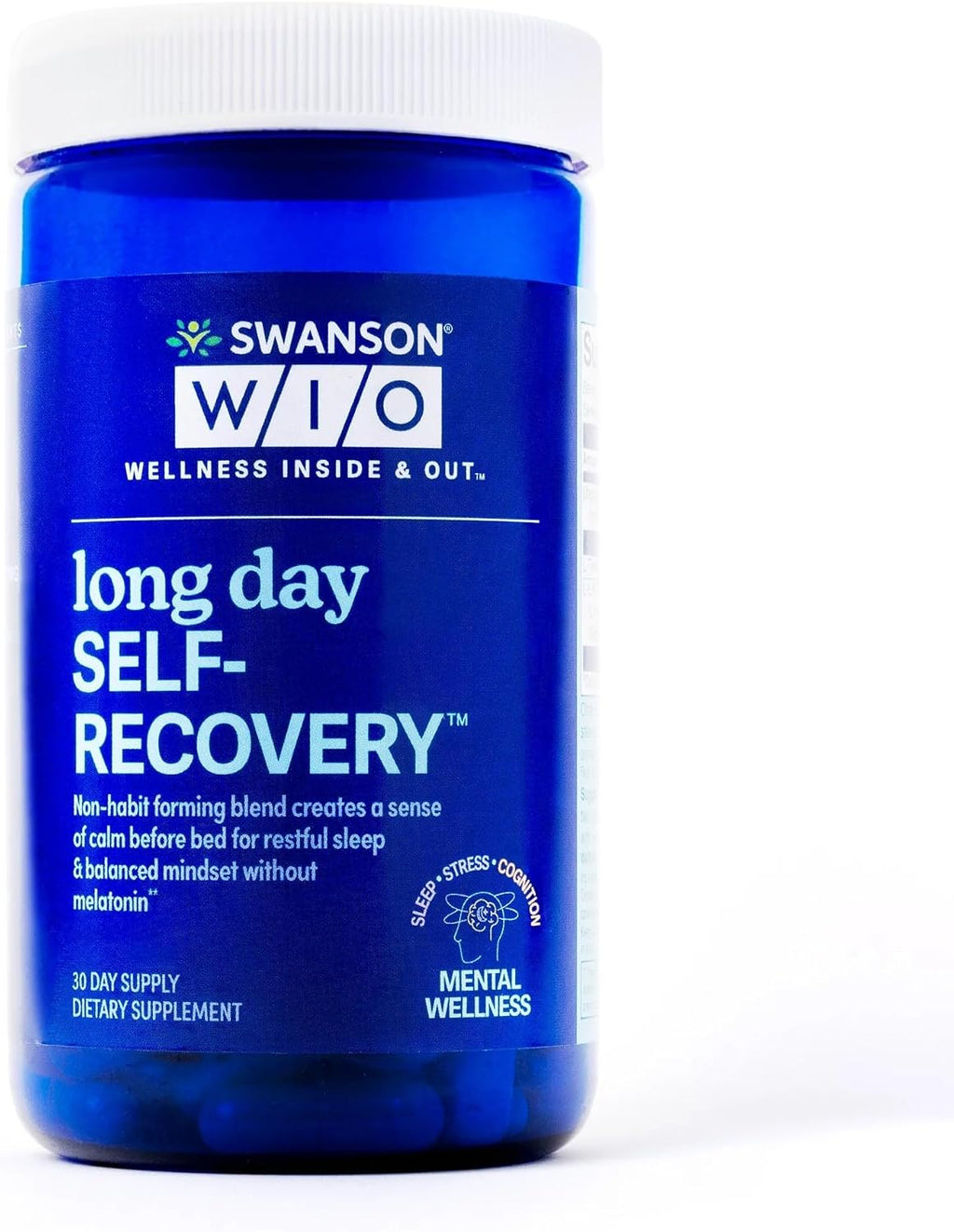 Swanson WIO Long Day SELF-Recovery Calm - 60 Cápsulas