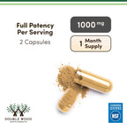 Double Wood Citrus Bergamot - 1000mg, 60 Cápsulas (Certificado NSF)