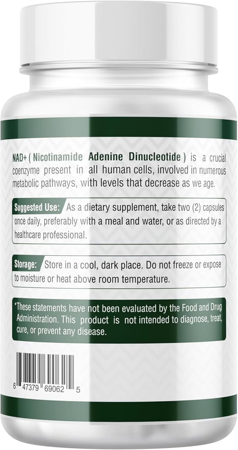 Probase Nutrition NAD Suplemento 500mg Alta Potencia - 30 Días