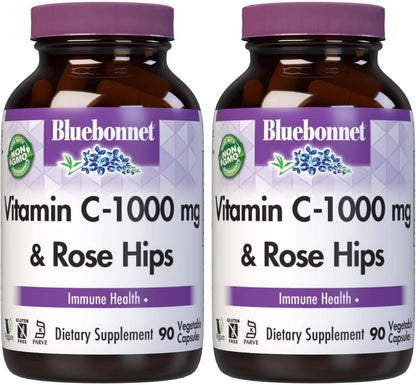Bluebonnet Nutrition Vitamina C 1000 mg con Escaramujo – 90 Cápsulas Vegetales – Image 10