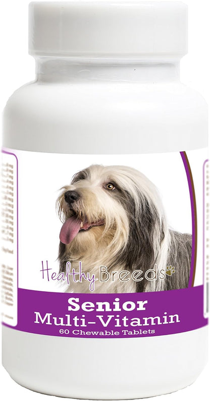 Healthy Breeds Bearded Collie Senior Dog Multivitamin Tablets 60 Count – Image 1