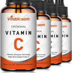 Vitablosom Vitamina C Liposomal 2000 mg Líquido, Alta Absorción, 4 Botellas de 60 ml