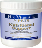 Rx Vitamins Apoyo Nutricional - Combinación de Vitaminas, Minerales y Compuestos Esenciales para Perros y Gatos - 257g