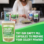 XPRS Nutra Celery Powder - Polvo de Apio Fresco - Antioxidante - Vegano (453 g)