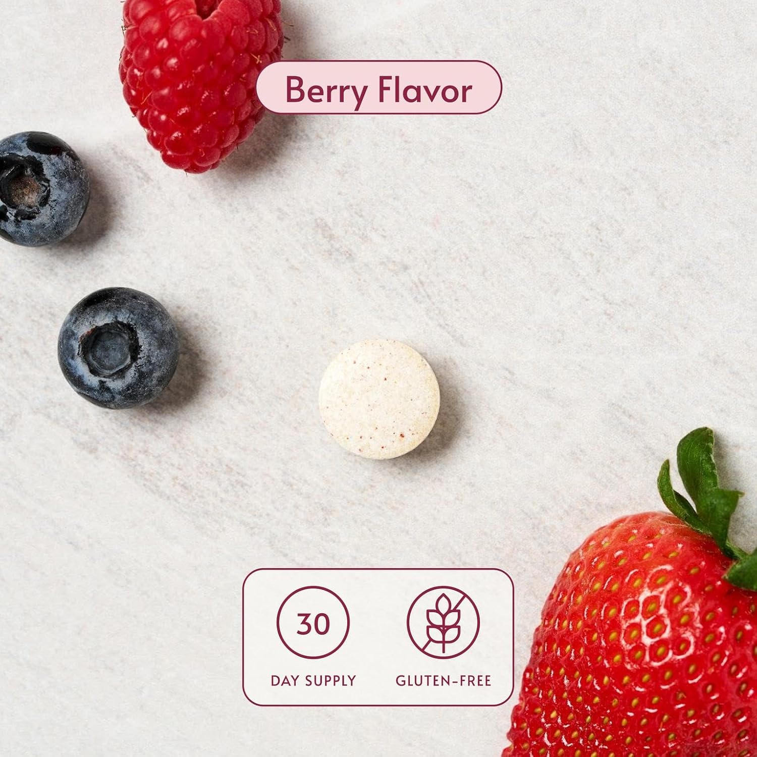 Bariatric Advantage Essential Multivitamin Chewable Iron-Free - 200% DV of Key Nutrients - Berry Flavor - 60 Tablets