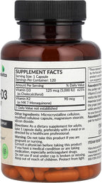 Futurebiotics Vitamina K2 + D3, 120 Cápsulas