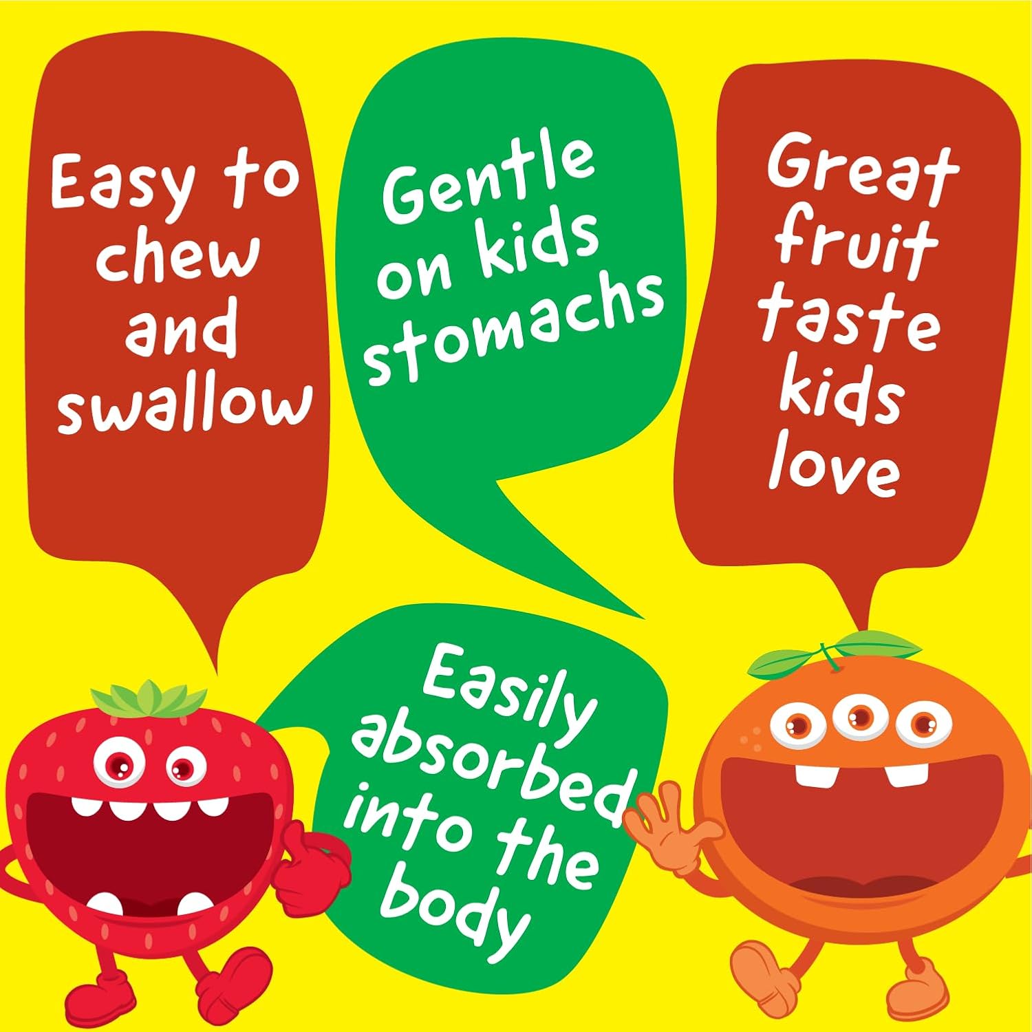 VitaWorks Vitamina D3 1000 IU Niños - Comprimidos Masticables Sabor Naranja Natural - Vegano, Sin Gluten, Sin OMG - 120 Unidades