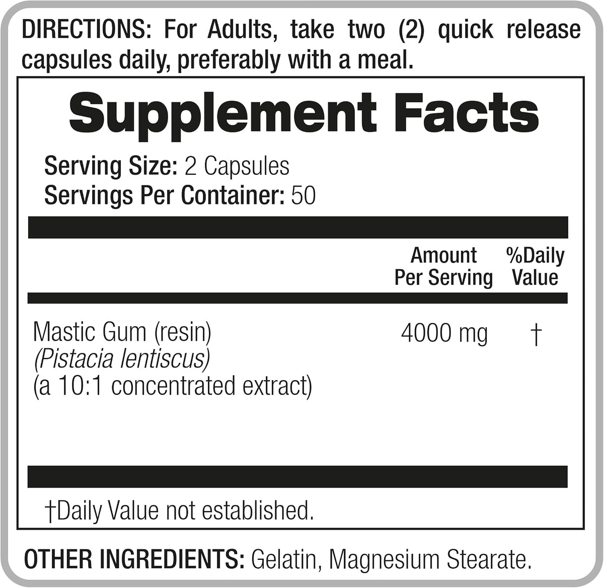 Lab - Mastic Gum - 100 Cápsulas - FITO MEDIC'S – Image 4