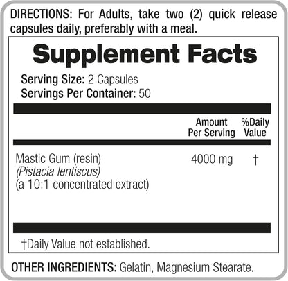 Lab - Mastic Gum - 100 Cápsulas - FITO MEDIC'S – Image 4