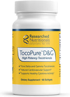 Researched Nutritionals TocoPure D&G - Annatto Vitamina E Tocotrienols - 60 Softgels