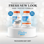 Doctor's Best Vitamina D3 2000 IU - 180 Cápsulas Blandas