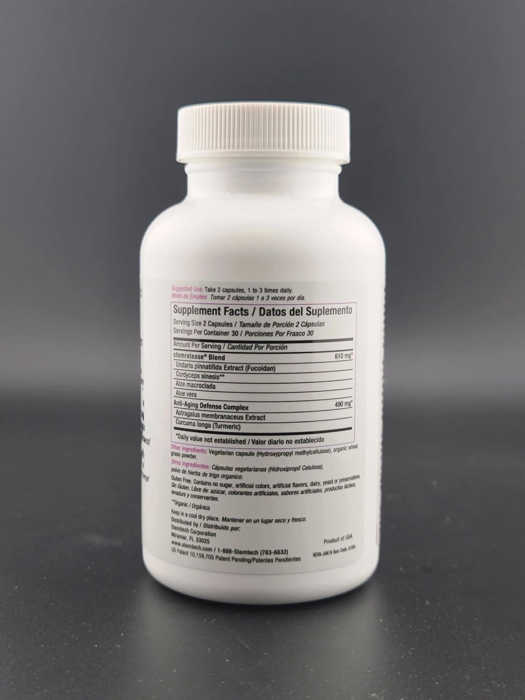 Stemrelease3 Cutting-Edge Stem Cell Nutrition, 60 Cápsulas