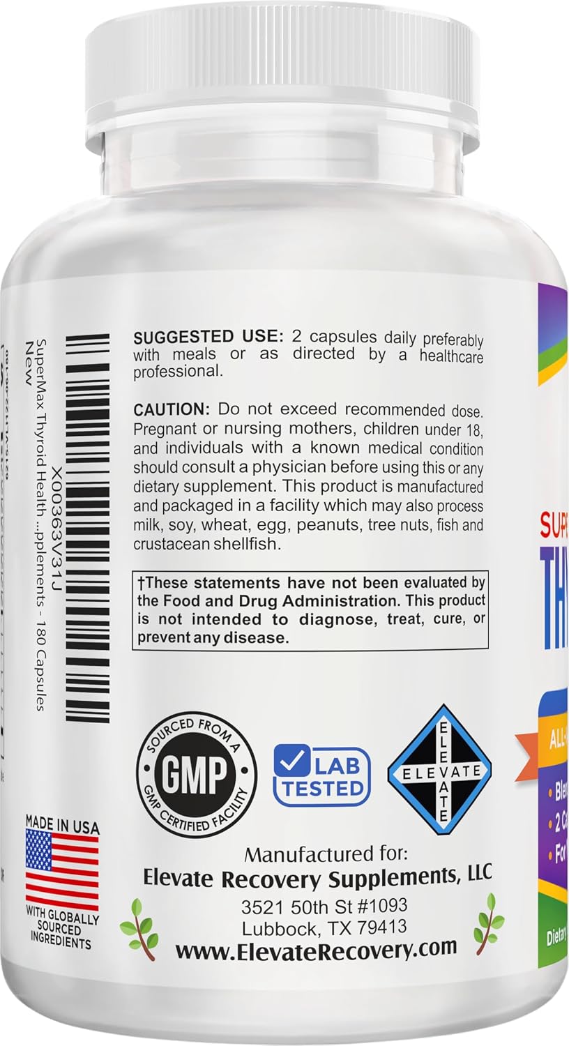 Thyroid Support Complex - 180 Cápsulas (3 Meses)