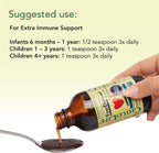 CHILDLIFE ESSENTIALS First Defense - Jarabe de Defensas para Niños, Bebés 6+ Meses, con Saúco y Zinc, 118 ml