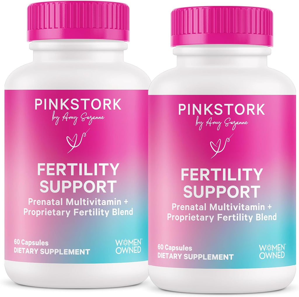 Pink Stork Suplementos de Fertilidad para Mujeres - 120 Cápsulas