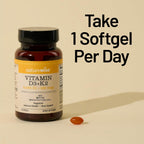 NatureWise Vitamina D3 + K2 Vegana con Aceite MCT de Coco Orgánico - 5000 UI D3 + 100 mcg K2 - 90 Cápsulas Blandas