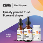 PureFormulas Vitamina D3 Líquida 25 mcg (1.000 UI) - Gotas de Vitamina D3 para Adultos y Niños - No Transgénico, Vegetariano - 22 ml