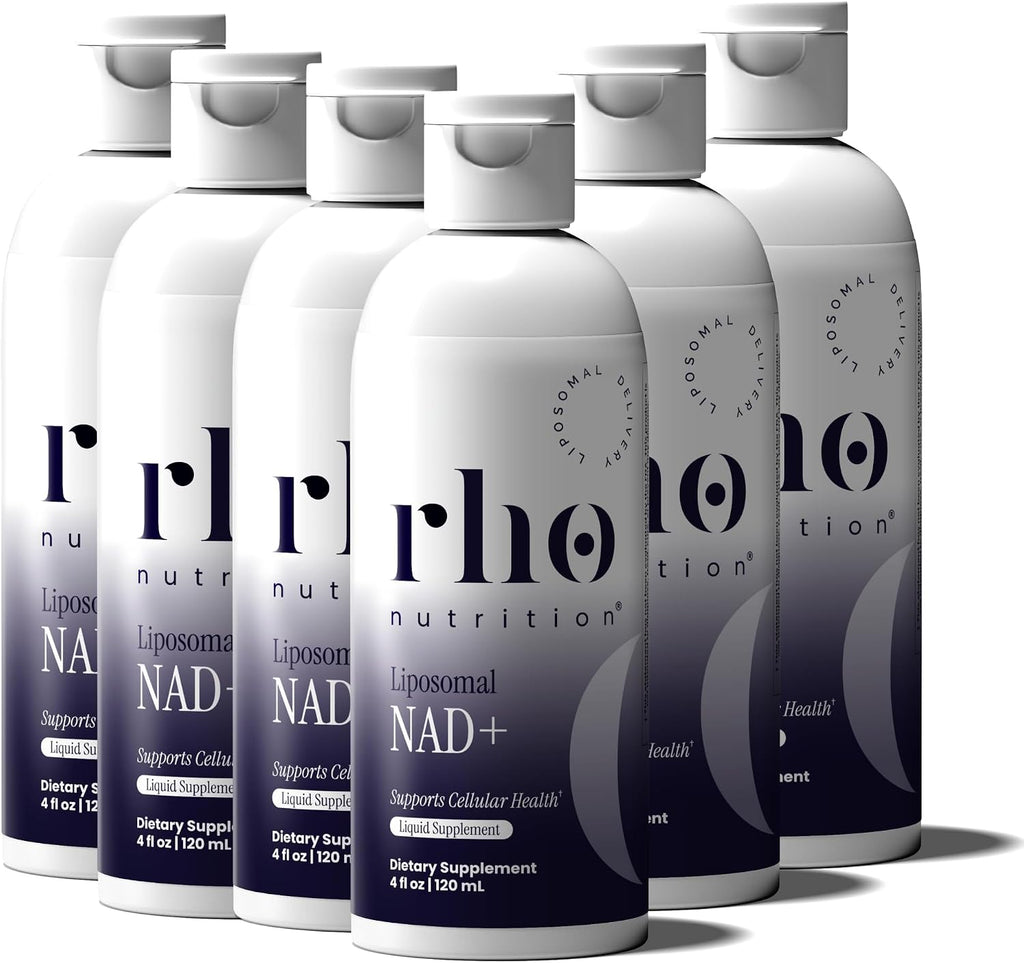 Rho Nutrition Liposomal NAD+ – Liquid Supplement Designed to Help Support Absorption – Active Form of NAD+ Helps Support Normal Cellular Health, Healthy Aging, Energy Metabolism and Overall Vitality
