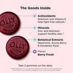 OLLY Piel Radiante Gomitas - 50 Gomitas - Vitaminas A, E y Zinc