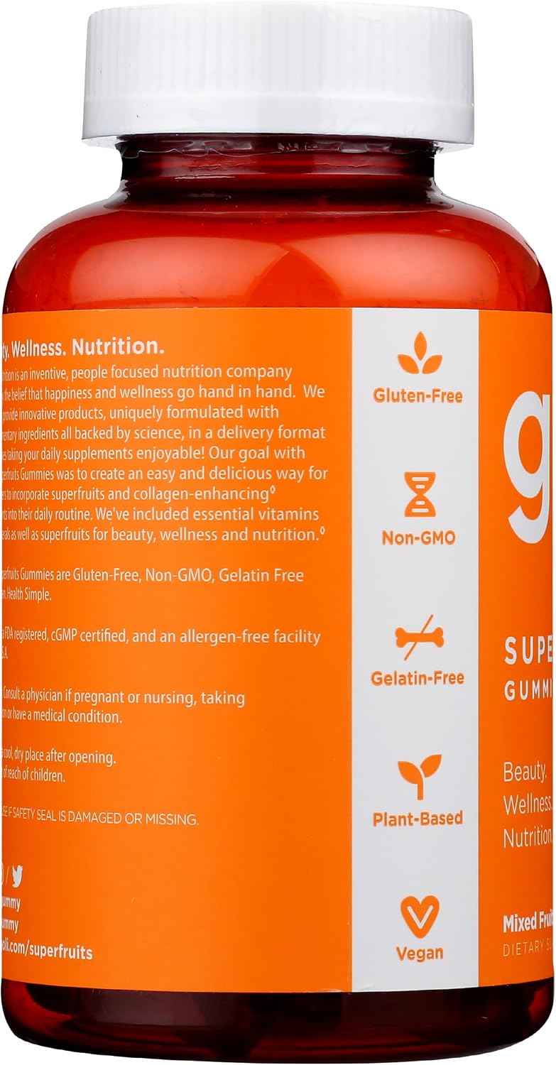Goli Nutrition Gummies Superfruits Mixed Fruit - 60 Gominolas