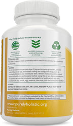 Vitamina D3 y K2, 5000 UI + 90 mcg, 150 Cápsulas