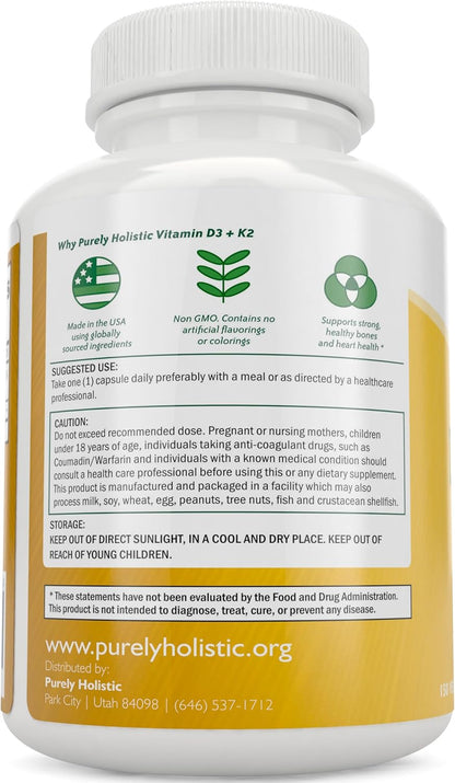 Vitamina D3 y K2, 5000 UI + 90 mcg, 150 – Salud cardiovascular: La vitamina K2 activa la proteína MGP (proteína – Image 3