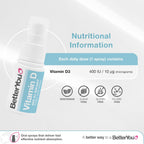 BetterYou D400 Infant Vitamin D Oral Spray - Vitamina D3 para Bebés