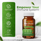 Bio Swiss Beta Glucan Immunity Power - Glucano 1,3D-1,6D con Vitamina D - 60 Cápsulas
