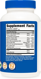 Nutricost High Potency B Complex with Vitamin C, 462mg, 120 Capsules