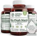 Natural Nutra No Flush Niacina 525 mg - 100 Cápsulas de Vitamina B3