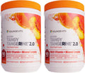 Youngevity Beyond Tangy Tangerine 2.0 Citrus Peach - Complejo Multivitamínico y Mineral en Polvo (2 Envases)