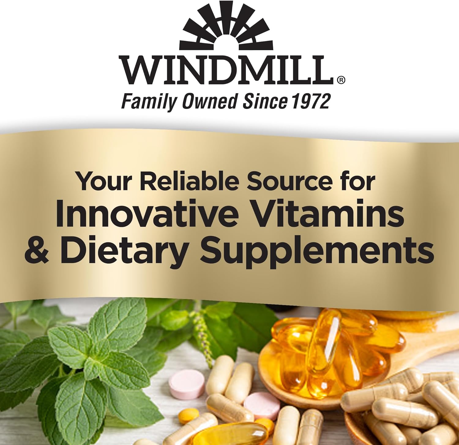 Windmill Vitaminas Naturales Biotina 5000 mcg, 60 Cápsulas