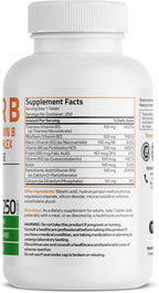 Bronson Super B 100 Complete B Complex with Sustained Release - 250 Tablets