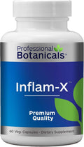 Professional Botanicals Inflam-X-Vegan Immune System and Circulatory Support - 60 Cápsulas Vegetales