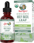 Gotas Orgánicas de Albahaca Sagrada (Holy Basil) de MaryRuth's | 590 mg | Extracto Líquido | Vegano | Sin Gluten | 30 ml