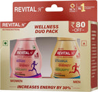 Wellness Duo Pack | Multivitaminas, Calcio, Zinc y Ginseng Natural (Hombres y Mujeres 30+), 156g