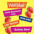 WellYeah Vitamina B6 Gominolas de Alta Potencia – 100 mg por ración – Vegano, Sin Gluten – 60 Gominolas