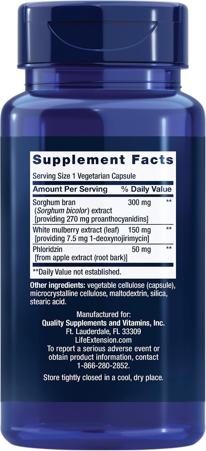 Life Extension Tri Sugar Shield® - 60 Vegetarian Capsules