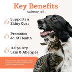 Vet Pro Complete Aceite de Salmón Salvaje de Alaska para Perros y Gatos - 473 ml