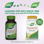 Nature's Way Vitamina D3 2000 UI (50 mcg) - 240 Cápsulas Blandas