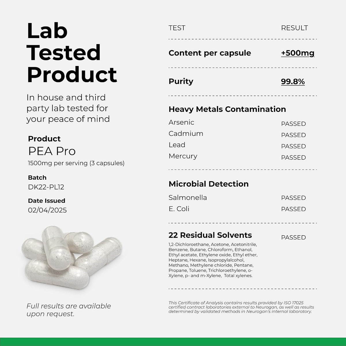 Neurogan Palmitoiletanolamida (PEA) Ultra – Acción antiinflamatoria: La PEA ha demostrado capacidad para reducir – Image 6
