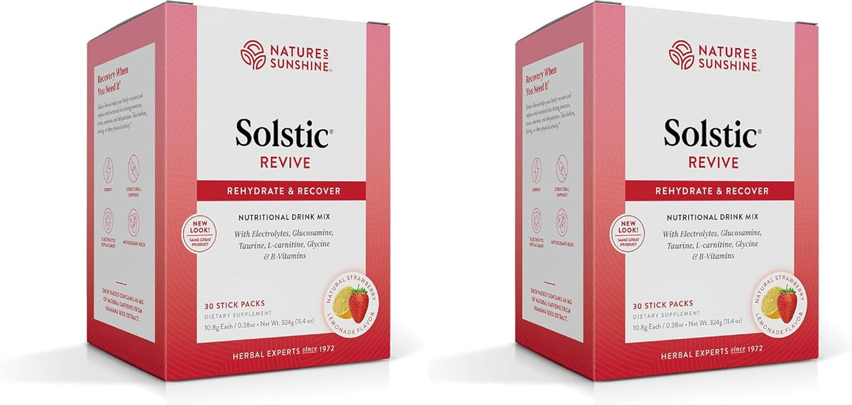Nature's Sunshine Solstic Revive - 30 Sobres de Bebida Recuperadora Post-Entreno – Image 8
