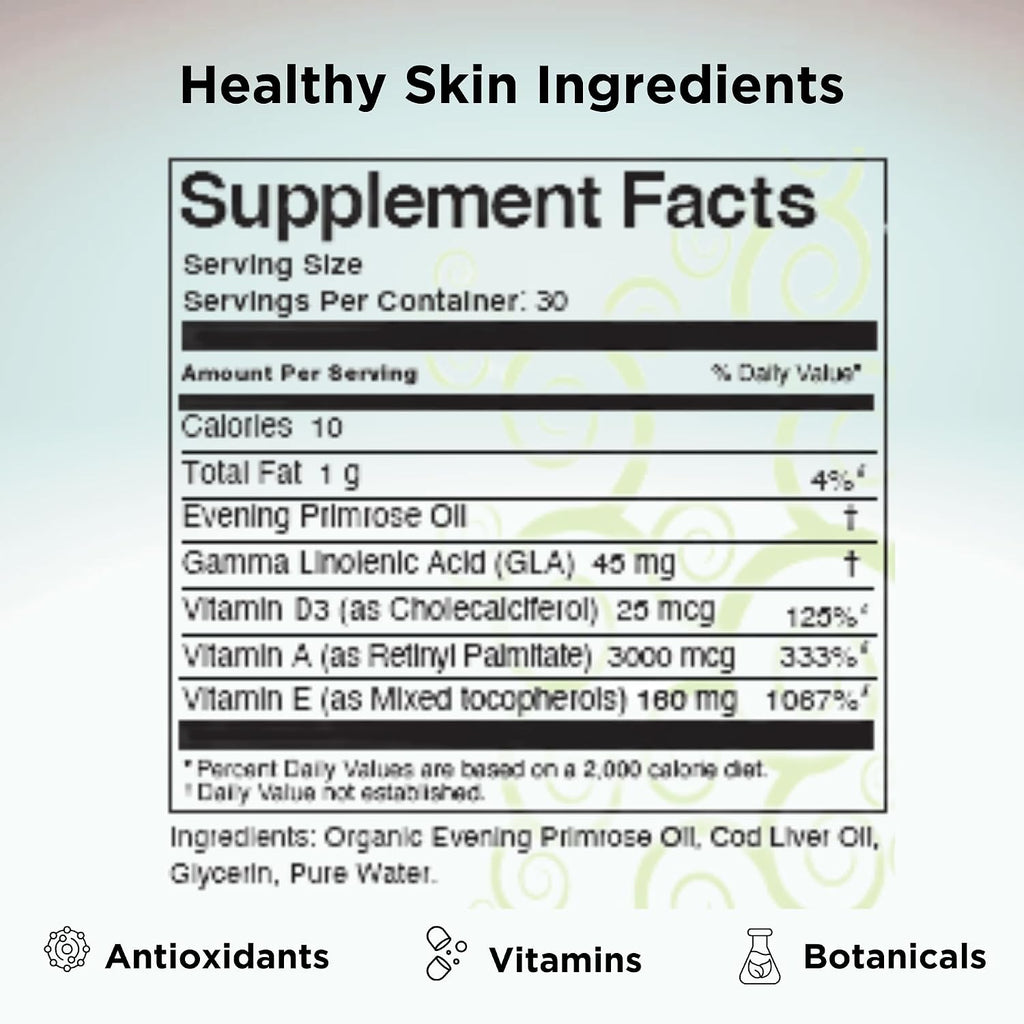 Innate Skin Cápsulas de Aceite de Onagra y Vitaminas A, D3 y E para el Acné - 60 Cápsulas Blandas