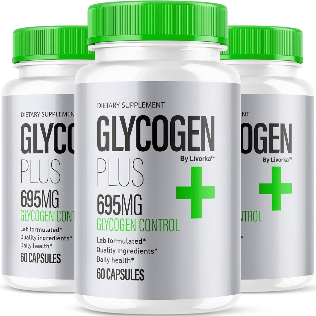 Glycogen Plus Cápsulas – Fórmula Avanzada de Apoyo Glucogénico, 180 Cápsulas (3 Meses)
