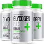 Glycogen Plus Cápsulas – Fórmula Avanzada de Apoyo Glucogénico, 180 Cápsulas (3 Meses)