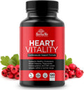 HerbaMe Heart Support – Suplemento para el Corazón con L-Arginina, Citrulina y CoQ10, 120 Cápsulas