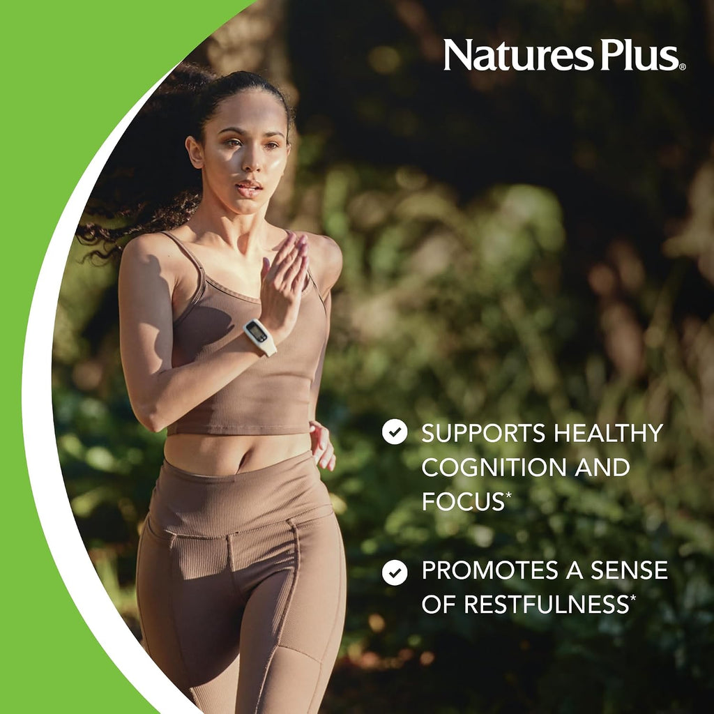 NaturesPlus PRO L-Teanina - 60 Cápsulas - Apoya la Calma Alerta, Relajación Saludable y Mejor Descanso - No Transgénico, Vegano y Sin Gluten