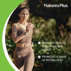 NaturesPlus PRO L-Teanina - 60 Cápsulas - Apoya la Calma Alerta, Relajación Saludable y Mejor Descanso - No Transgénico, Vegano y Sin Gluten